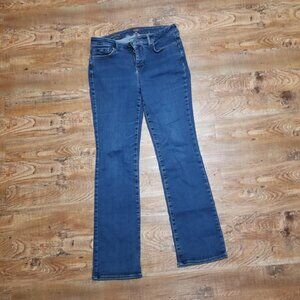 NYDJ Jean Boot Cut Dark High Rise 10 Denim Western Casual Lift & Tuck